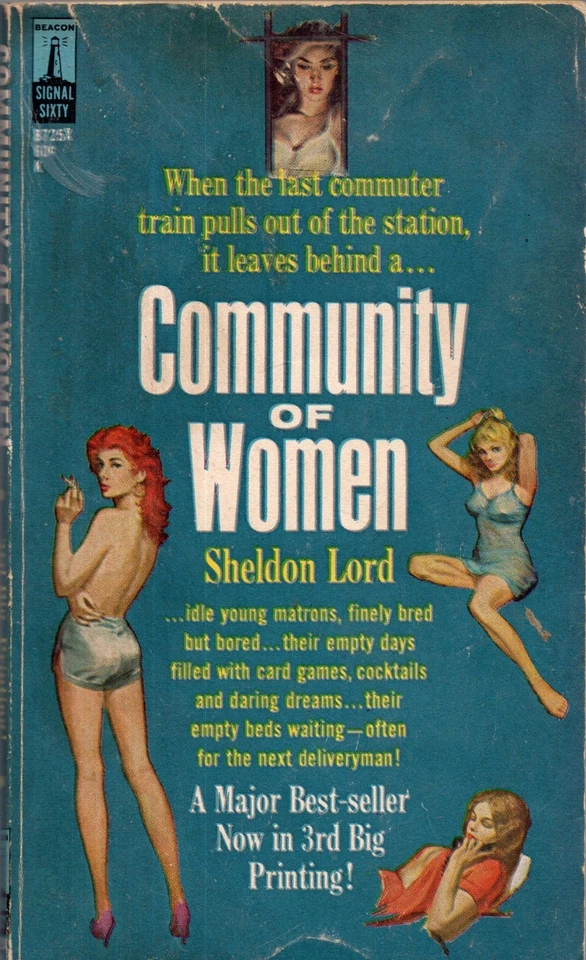 Community of Women by Sheldon Lord Vintage Sleaze GGA Pulp Paperback 1963 Good - Image 1 of 1