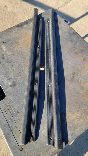 1983 1985 1986 1987 Honda Prelude Door Trim Scuff Plate Pair 83-87 Black Foto 1 de 1