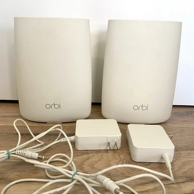 NETGEAR Orbi Tri-Band Wi-Fi Router RBR50 and Satellite RBS50 White - Image 1 of 4