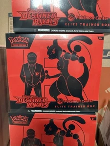 ✨ Pokemon Destined Rivals Pokemon Center Exclusive ETB Elite Trainer Box ✨ - Picture 1 of 3