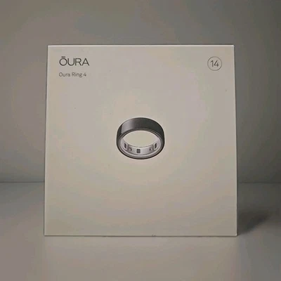 NUEVO (Sellado) Anillo Oura 4 Talla 14 Negro/Noir Foto 1 de 2