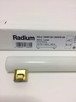 Radium Linestra 150 Original 120V Made In Germany DIMMABLE S4895 - Image 1 of 4