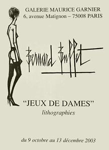 Bernard BUFFET Affiches 2003 - JEUX DE DAMES