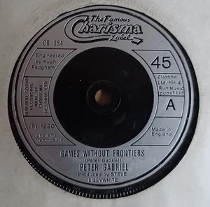 (22) Peter Gabriel - Games Without Frontiers 7" - Picture 1 of 1