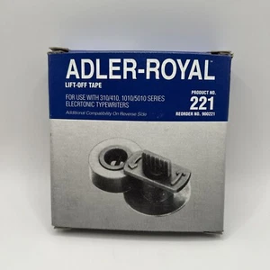 Adler 221 Lift Off Tape S310/410 - 1010 / 5010 Series Elec. Typewriters - Picture 1 of 2