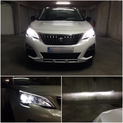 KIT COMPLETO LUCI LED ANABBAGLIANTI  + ABBAGLIANTI  + FENDINEBBIA PEUGEOT 3008 - Immagine 1 di 4
