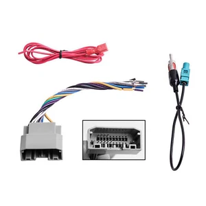 Car Stereo Radio Wiring Harness Antenna Adapter Parts for Jeep Dodge Chrysler - Picture 1 of 5