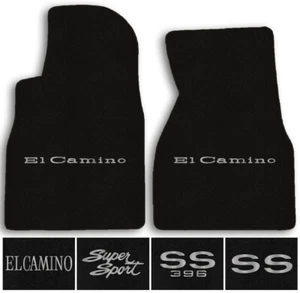Lloyd 2pc Carpet Floor Mats for 1974-1977 Chevrolet El Camino- Choose Logo/Color - Picture 1 of 18