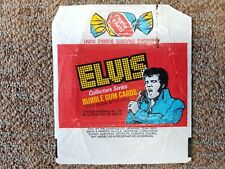 1978 Donruss Elvis Collector's Series Bubble Gum Cards Wax Pack Wrapper (C1)