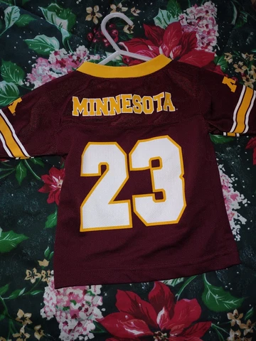 SWEET NWOT NCAA MINNESOTA GOLDEN GOPHERS #23 JERSEY 12 Months Infant Toddler🏈🔥 Cover