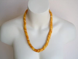 Collar de cadena ámbar Butterscotch natural macizo 50,2 g/60 cm  - Imagen 1 de 5