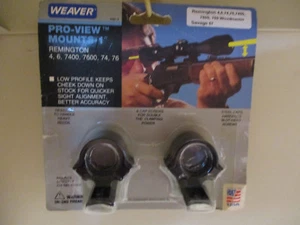 WEAVER PROVIEW SCOPE MOUNT REMINGTON 4 6 74 76  750 7400 7600 7615 WOODMASTER - Picture 1 of 6