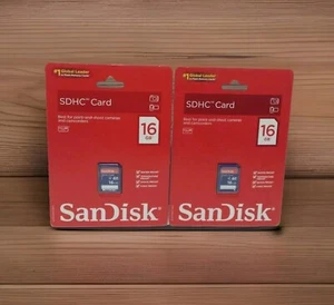 Sandisk SDHC 16 GB Water, Temp, Shock & Xray Proof Card X2 - Picture 1 of 6