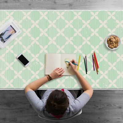 Schreibtischmatte Schreibtischunterlage wasserfest Farbenfrohes Design 120x60 - Bild 1 von 4