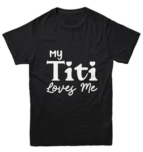 My Titi Loves Me - Favorite Aunt Niece Nephew Family Youth T-Shirt - Picture 1 of 20