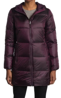 Parka para mujer Eddie Bauer Luna Peak Down berenjena profunda Foto 1 de 2
