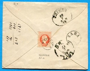 AUSTRIA/CROATIA - 1878 MACARSCA cover (1140-90) - Picture 1 of 2