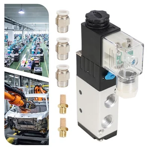 Solenoid Valve, Solenoid Valve with Air Tube 8MM, Solenoid Valve DC24V - Picture 1 of 22