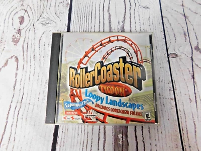 Roller Coaster Tycoon Loopy Landscapes Expansion VTG Pre-Owned *Fast/ Free Ship* - Image 1 of 4