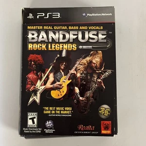 NEW PS3 BandFuse: Rock Legends- Artist Pack (Sony Playstation 3, 2013) + CABLE - Picture 1 of 3