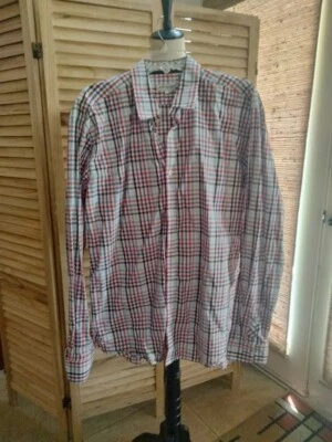 Jeremy Argyle NYC Long Sleeve Purple Small Plaid Check Button Front Sz XL - Imagem 1 de 3