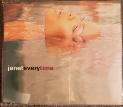 JANET JACKSON Every Time 3TRX w/ UNRELEASED & REMIX CD Single Virgin 1998 - Image 1 of 3