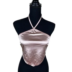 ASOS Brand New Golden Rose Triangle Top Size 2 - Picture 1 of 8