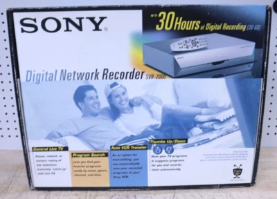 Grabadora de video digital Sony SVR-2000 TiVo 30 GB NUEVA con control remoto y cables y caja EE. UU. Foto 1 de 4