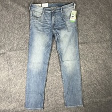 H&M Slim Coupe Etroite Jeans Mens Size 38x32 light wash Casual Classic New