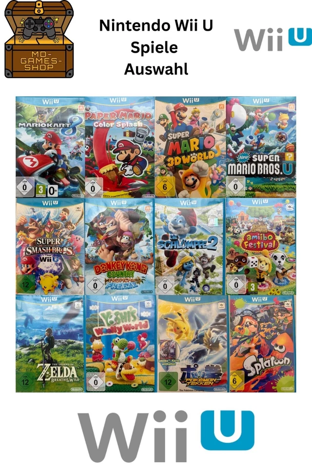 NINTENDO WII U SPIELE AUSWAHL SAMMLUNG OVP GETESTET & GEPRÜFT - Bild 1 von 1