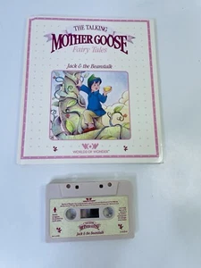 The Talking Mother Goose WOW Book Cassette Tape JACK AND THE BEANSTALK - Picture 1 of 7