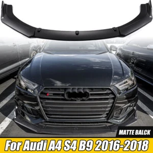 Alerón labial divisor línea S línea S para Audi A4 S4 RS4 B8 B9 2016-21 sedán parachoques delantero - Imagen 1 de 5
