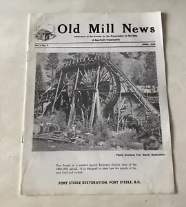 Vintage 1973 Old Mill News Fort Steele BC Kootenay History Preservation Magazine - Picture 1 of 6