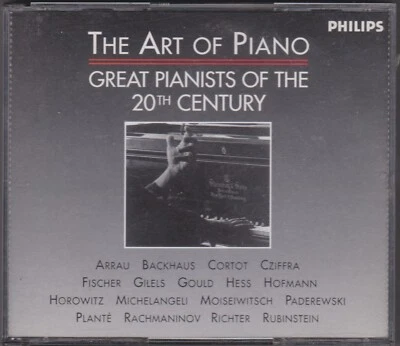 The Art of Piano CD  Great Pianists of the 20th Century  3 Discs Foto 1 de 2