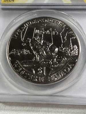 1976 Samoa 1 Tala Coin US Bicentennial Commemorative Graded MS 66 by ANACS - Image 1 of 4