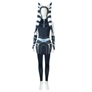 The Clone Wars Cosplay Ahsoka Tano Costume Outfit Full Set - Picture 1 of 6