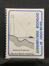 Excusions In Outdoor Measurement by Donovan A. Johnson (Comb Bound, 1974)