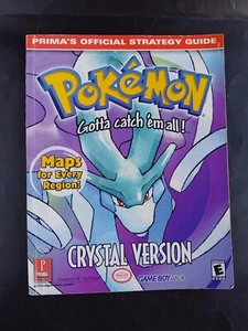 Pokemon Crystal Version, Prima Official Strategy Guide Book 2001 Rare Paperback - Picture 1 of 24