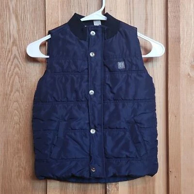 Calvin Klein Designer Puffer Insulated Vest Jacket, Size 5, Navy Blue Unisex - Image 1 of 4