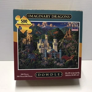 Eric Dowdle 500-teiliges Puzzle 16 × 20 imaginäre Drachen Hergestellt in den USA - Bild 1 von 7
