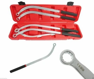 Kit Set 5 Pezzi Chiavi Tendicinghia Poligonale Lunghe a Testa Per Puleggia - Imagen 1 de 3