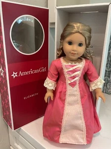 American Girl Elizabeth Doll. Excellent Condition in Box. Complete Meet Outfit - Picture 1 of 12