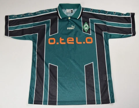 WERDER BREMEN shirt puma vintage green o.tel.o s. XL  99-00 kit Cover