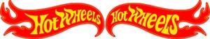 Hot Wheels 2 mirrored NASCAR Racing Vinyl Sticker Decal Car Truck Bumper Fender - Bild 1 von 1