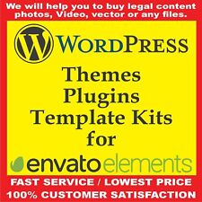 Envato Elements WordPress Themes+Plugins+Template Kits + Free Shipping+LOW PRICE