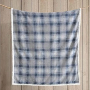 NEU Eddie Bauer Wohndecke super weich wendbar Sherpa & angerautes Fleecebett - Bild 1 von 2