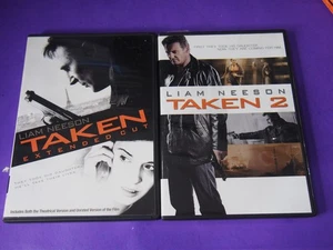 LIAM NEESON TAKEN & TAKEN 2 DVD Widescreen Very Good - Picture 1 of 2
