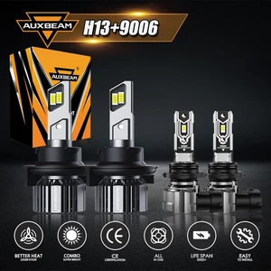 Combo de faros antiniebla LED AUXBEAM H13+9006 para Dodge Ram 1500 2006-09 - Imagen 1 de 12