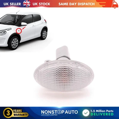 SIDE INDICATOR REPEATER LIGHT LAMP FOR PEUGEOT 206 30 7 407 607 PARTNER 632574 - Image 1 of 4
