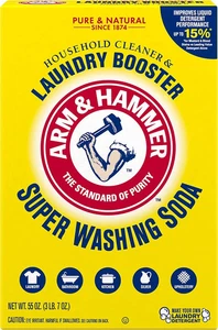 Arm & Hammer Super Washing Soda Detergente Booster y Limpiador Hogar, 55oz. - Imagen 1 de 5